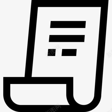 收据收据帐单信息图标图标