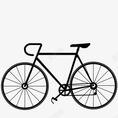 交通旅游自行车游戏运动图标图标
