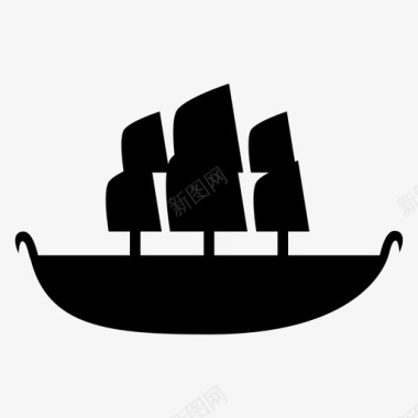 船船航海帆图标图标