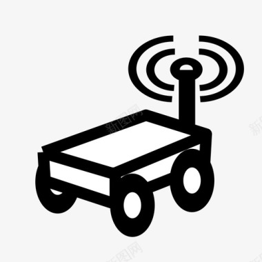 机器人技术货车wifi图标图标