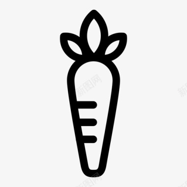 胡萝卜蔬菜农产品图标图标