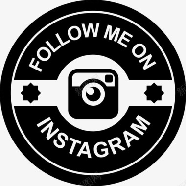 social关注Instagram Retro BadgesocialRetro social badges图标图标