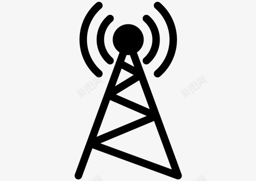 wifi广播无线电图标图标