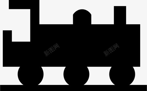 运输火车机器铁路运输旅行图标图标