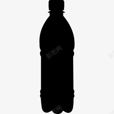 瓶子塑料回收水水瓶图标图标