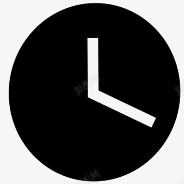 时钟小时分钟秒时间图标图标