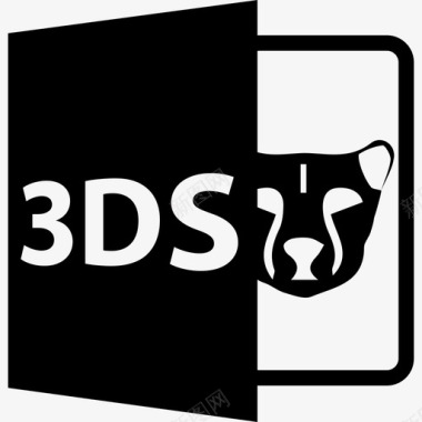 颓废样式3DS开放文件格式扩展界面文件格式样式图标图标