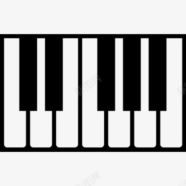 钢琴音阶演奏图标图标