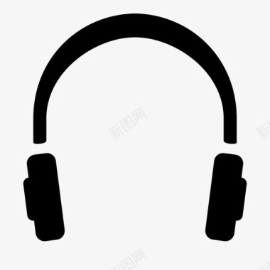 耳机立体声声音音乐mp3图标图标