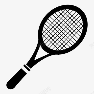 羽毛球网球拍田径羽毛球图标图标
