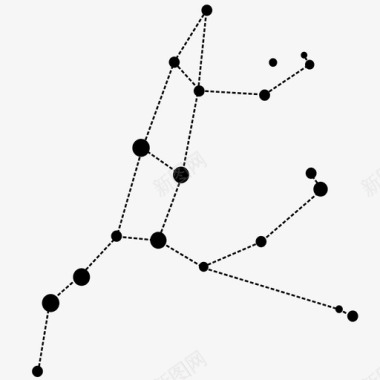 星座PNG矢量图大熊座星座神话图标图标