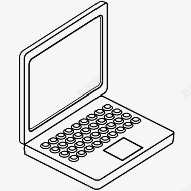 笔记本电脑电脑电子产品键盘技术图标图标