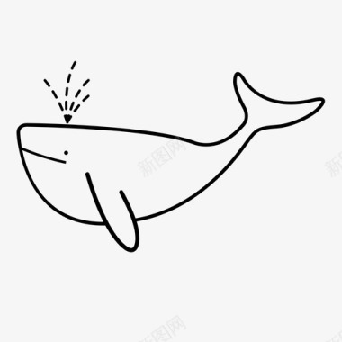 樱花海鲸鱼野生水图标图标
