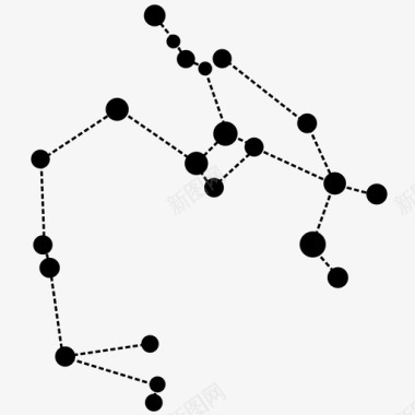 背景图案射手座星座神话图标图标