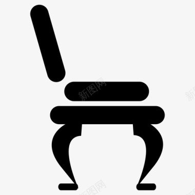 飘浮装饰椅子坐椅座位图标图标