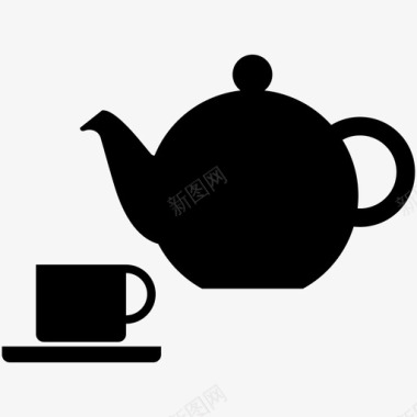 茶下午茶饮料图标图标