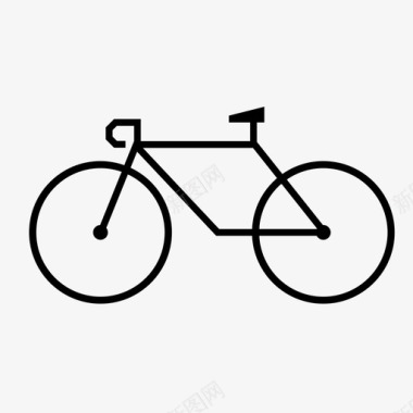 通勤自行车通勤骑车图标图标