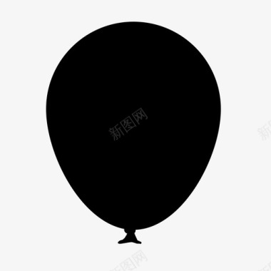 马戏团气球嘉年华庆典图标图标