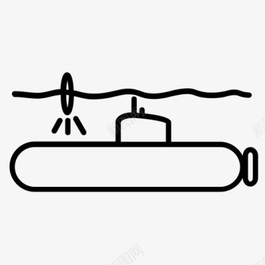 潜艇原子弹洲际弹道导弹图标图标