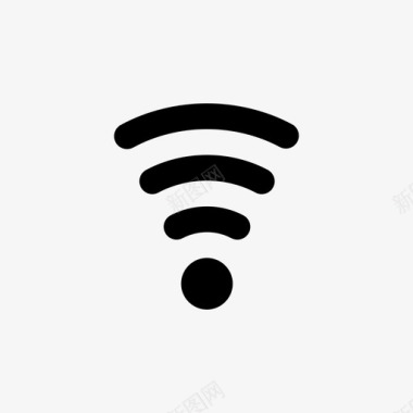 WiFi信号信号连接互联网图标图标