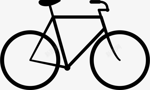 自行车自行车骑行交通工具图标图标