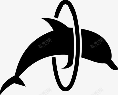 海豚诡计海洋世界图标图标