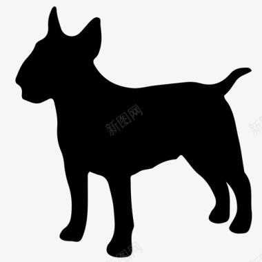 牛头梗动物品种犬类狗图标图标