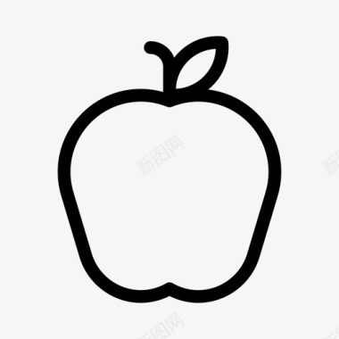 农产品宣传单苹果农产品植物图标图标