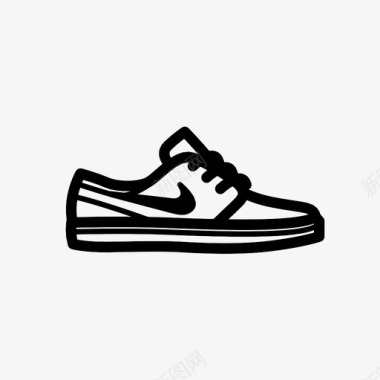 运动鞋滑板鞋图标图标