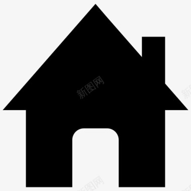 房子安全屋屋顶图标图标
