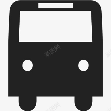 公共交通标识公共汽车公共交通车辆图标图标