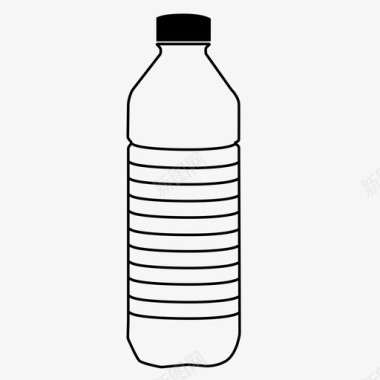 塑料瓶饮料苏打水图标图标