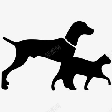 狗宠物动物狗图标图标