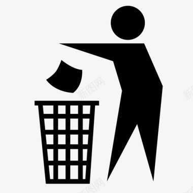 处理垃圾垃圾处理垃圾桶图标图标