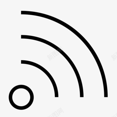 WIFI发射信号馈送rss图标图标