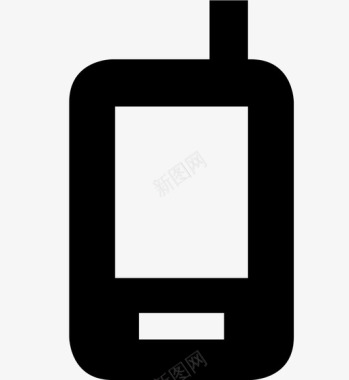 手机科技智能手机接收器便携式图标图标