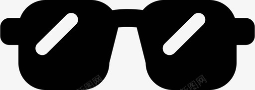 太阳镜顶极镜眼睛阴影眼镜图标图标