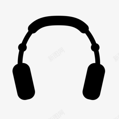 耳机电子产品音乐声音技术图标图标