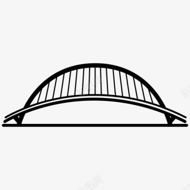 桥梁素材桥梁建筑巴塞罗那图标图标