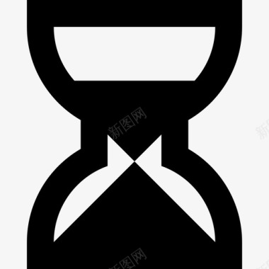 小玻璃时钟时钟时间图标图标