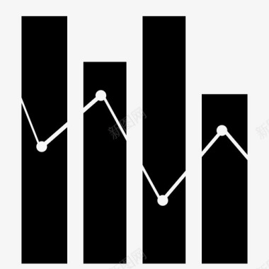 智能手机与信息图表图表条形图信息图标图标