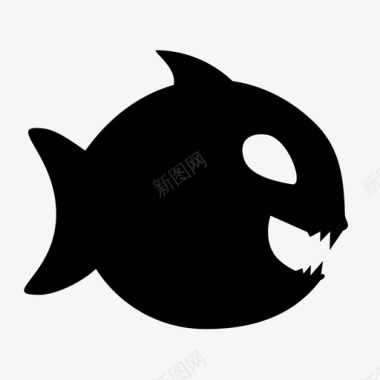 鱼动物卡通图标图标