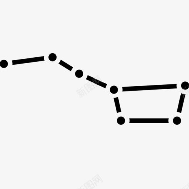 北斗七星天文学星座夜空星星图标图标