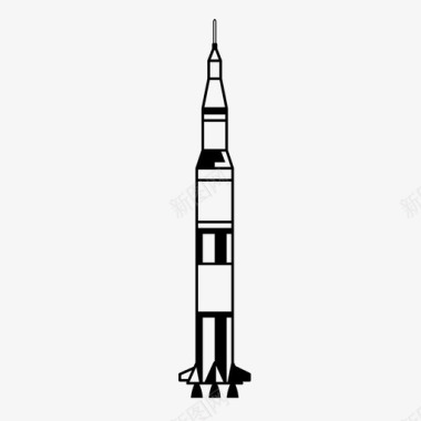 火箭阿波罗地球图标图标
