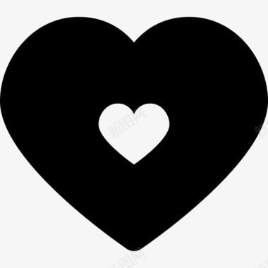 爱心心心脏病心率心形图标图标
