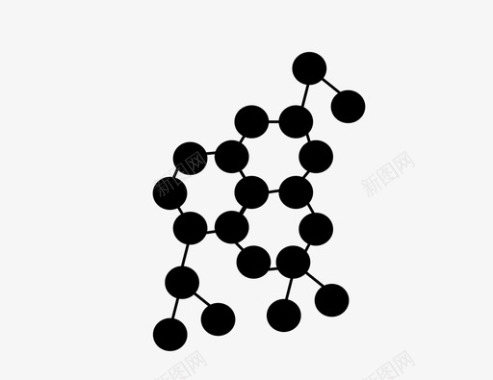 化学结构分子原子化学图标图标