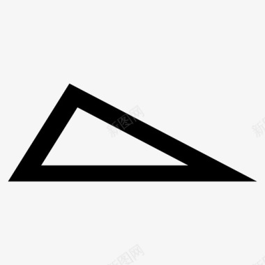 三三角形几何数学图标图标