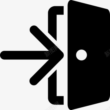 开灯开门入口登录开门图标图标