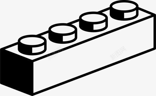 积木拼乐高积木儿童玩具图标图标