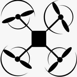 arduino四旋翼机机器人四旋翼直升机图标高清图片